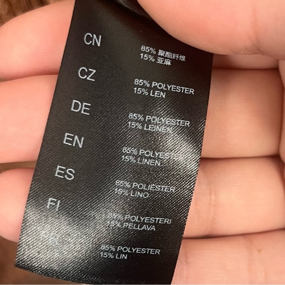 Kuhl outdoors tan brown linen blend long sleeve top size small - Picture 5 of 8